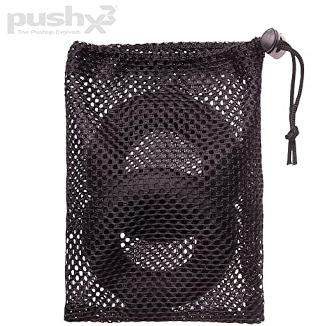 Grip Strength Trainer Rings, Rock Climbing & Bouldering, Jujitsu Grip Strength, BJJ Trainer, Hand Grip, Forearm, and Wrist Strengthener, Stress Relief, Convert PushX3 Pushup Equipment to Stable Pushup Stands