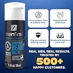 MENFIRST Darkening Beard Balm for Men with Sensitive Skin – Gray & White Hair Reducing Leave-In Conditioner with Keratin, Collagen & Vit. E – Dark Shades – 1 Fl Oz (Pack of 1) - Image 2