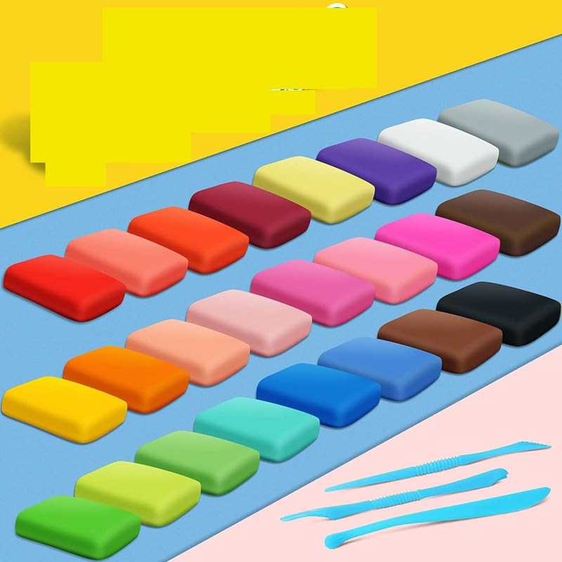 Eclet (Pack of 12) Air Dry Clay, Colorful Children Soft Clay, Creative Art Crafts, Gifts for Kids-Multi Color. Non-Toxic Modeling Magic Fluffy Foam Bouncing Clay Putty Kit for Kids with Tools .136 (B0CJ7DPZCK) Amazon Price History, Amazon Price Tracker