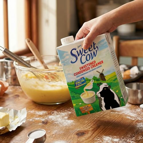 Image of Jans Sweet Cow Sweetened Condensed Milk, 31.4 oz Resealable Tetrapak