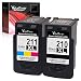 Valuetoner Remanufactured Ink Cartridge Replacement for Canon PG-210XL CL-211XL (2 Pack) for Canon PIXMA IP2702 IP2700 MP230 MP240 MP250 MP270 MP280 MP480 MP490 MP495 MP499 MX320 MX330 MX340 MX420