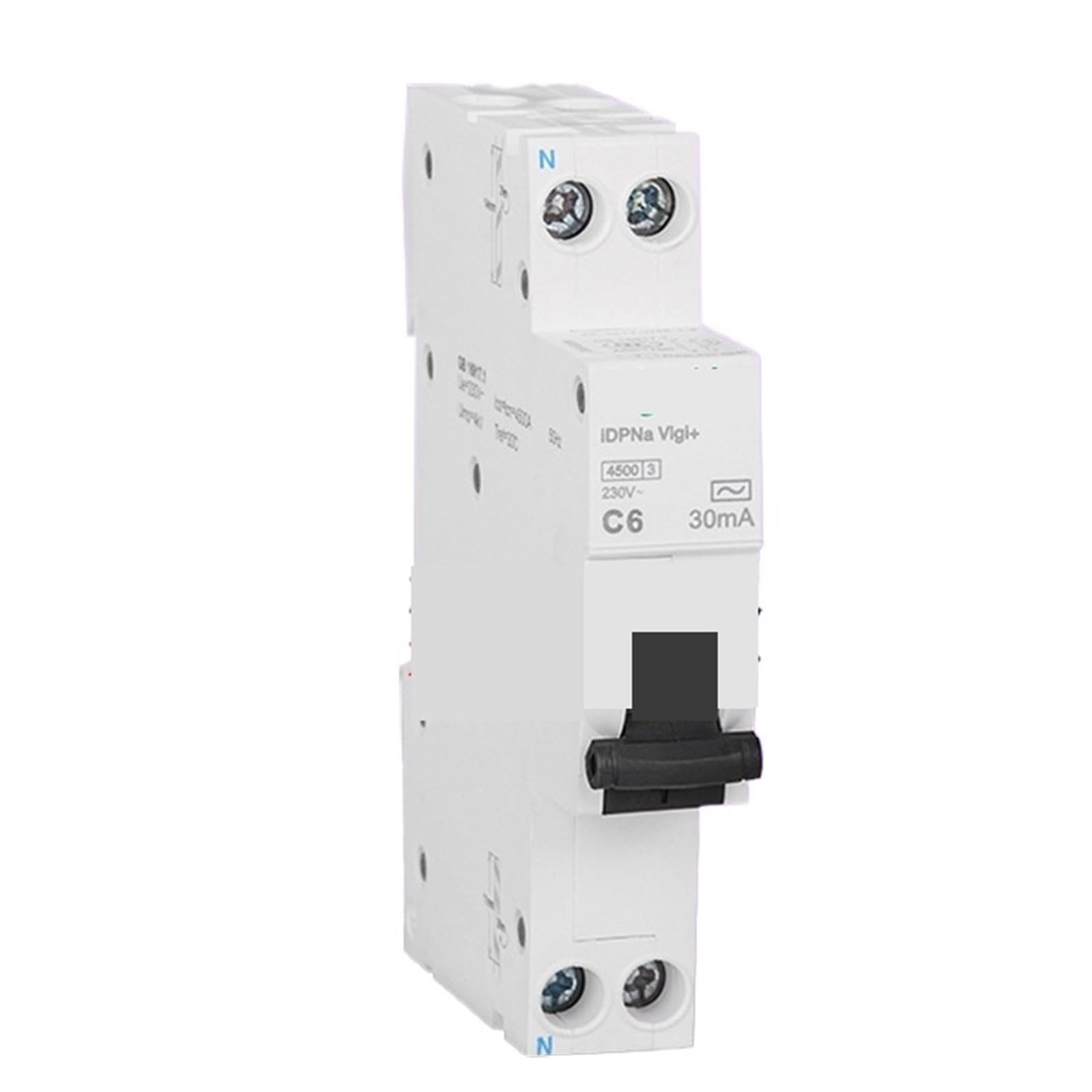 Disyuntor diferencial A9D91606 rearmable de 4,5 KA contra cortocircuitos en líneas C6 3