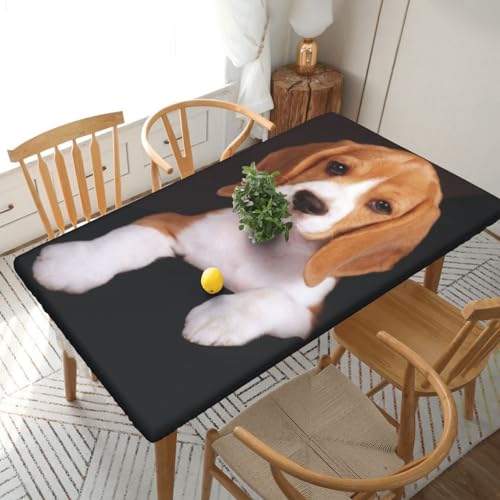 Nappe rectangulaire imperméable et élastique pour table de 1,5m