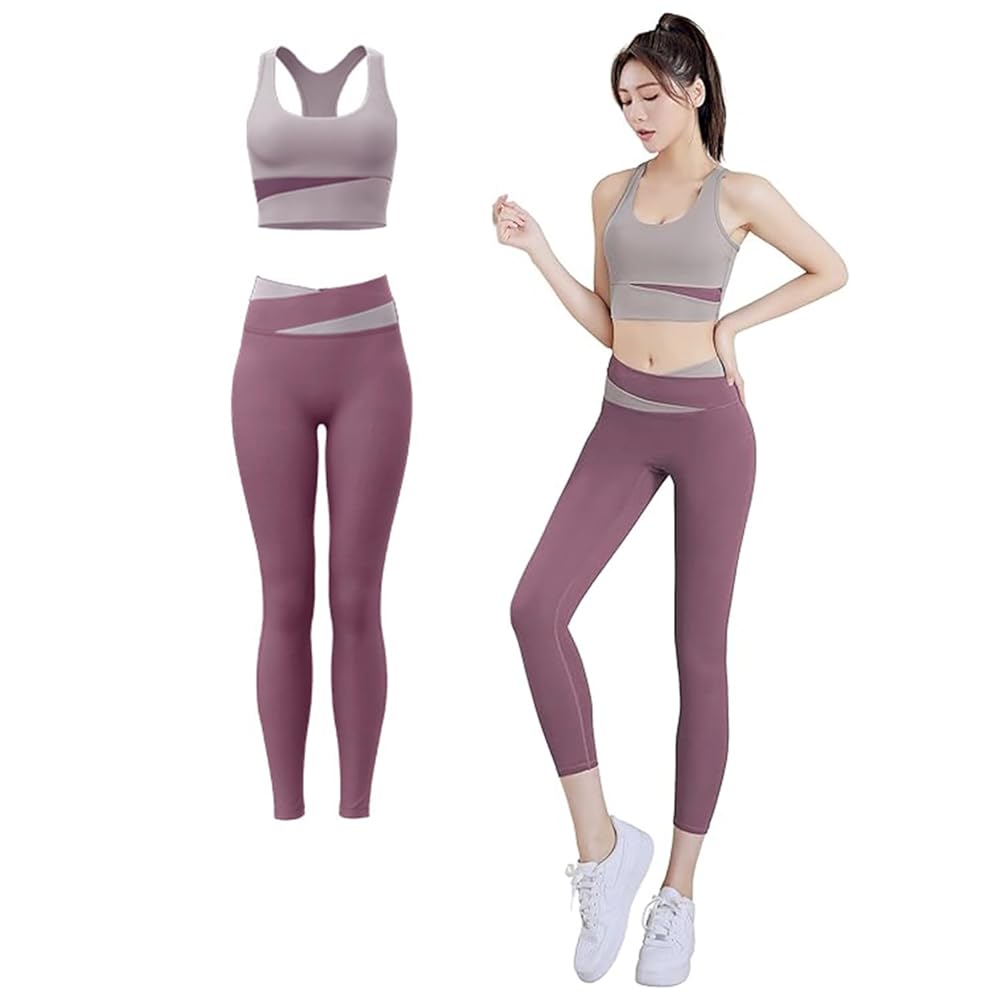 aloヨガ ブラトップ+ハイウエストレギンス ピンク系 aloヨガ ブラトップ+ハイウエストレギンス ピンク系 ピンク系