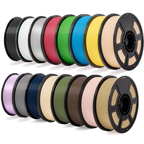 Image of 3D Printer PLA Filament 16KG Bundle 30-300mm /s for Bambu Lab AMS,AMS Lite | High toughness is suitable for functional parts;prevents nozzle clogging and air bubbles1.75mm is suitable for Bambu printers