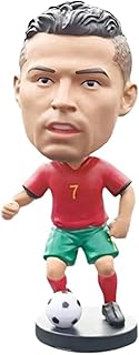 4inch Football Star Ornament 2022, Messi Neymar Mbappe Ronaldo Action Figures Mini Model Toy Soccerstarz Doll PVC Statue For Soccer Lovers Desk Car Decoration(1PCS)