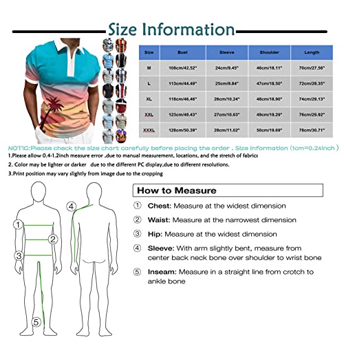 Rtrde Golf Shirts For Men, Slim Fit Polo Shirts Men Collard Shirts Short Sleeve Mens Zipper Shirt Classic Pullover Top Ink-Splattered Houndstooth Print Blouse Short Sleeves Lapel (M, 2-Black) #TOP4