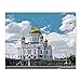 WACYDSD Puzzle 1000 Teile 3D Puzzle Kunst DIY, Jesus, Retter, Kathedrale, Moskau, Russland, Ornament, Kunsthandwerk