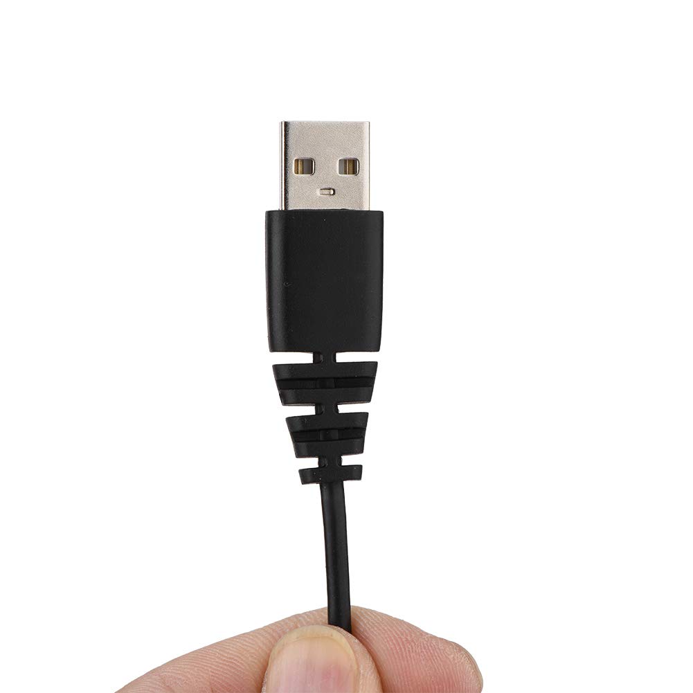 KIMISS Cavo USB Mouse Line Sostituzione del Cavo del Mouse USB Nero 2.19Yd Sostituzione del Cavo del Mouse Plug And Play per
