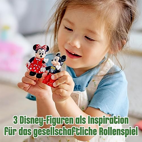 LEGO DUPLO | DisneyMickys und Minnies Geburtstagszug - Spielzeug für Kinder ab 2 Jahren – Lernspielzeug für Kleinkinder mit Zahlenbausteinen & 3 Figuren – Geschenkidee für Jungen & Mädchen - 10941 LEGO DUPLO | DisneyMickys und Minnies Geburtstagszug - Spielzeug für Kinder ab 2 Jahren – Lernspielzeug für Kleinkinder mit Zahlenbausteinen & 3 Figuren – Geschenkidee für Jungen & Mädchen - 10941