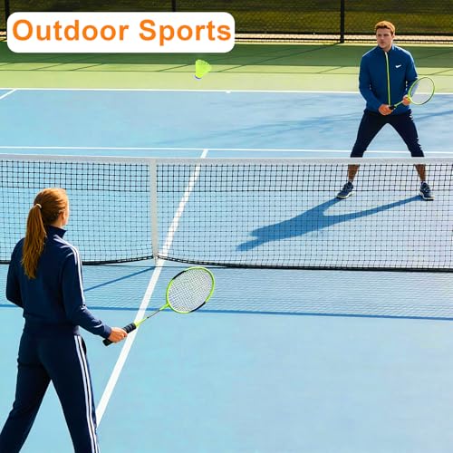 Nenkim Badminton Racket Set of 2,Badminton Set with 4 Birdies Outdoor Yard Beach Lawn Camping Games for Adults Family Christmas Stocking Stuffers for Family Play