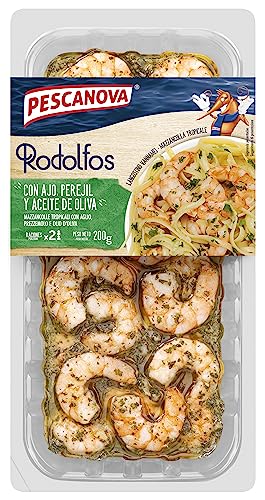 Pescanova - Langostinos Rodolfos Pelados Cocidos con Salsa de Ajo y Perejil 200gr