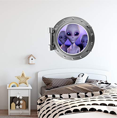 Vinilo decorativo removible plata estilo Sci-Fi 24 pulgadas miniatura 2