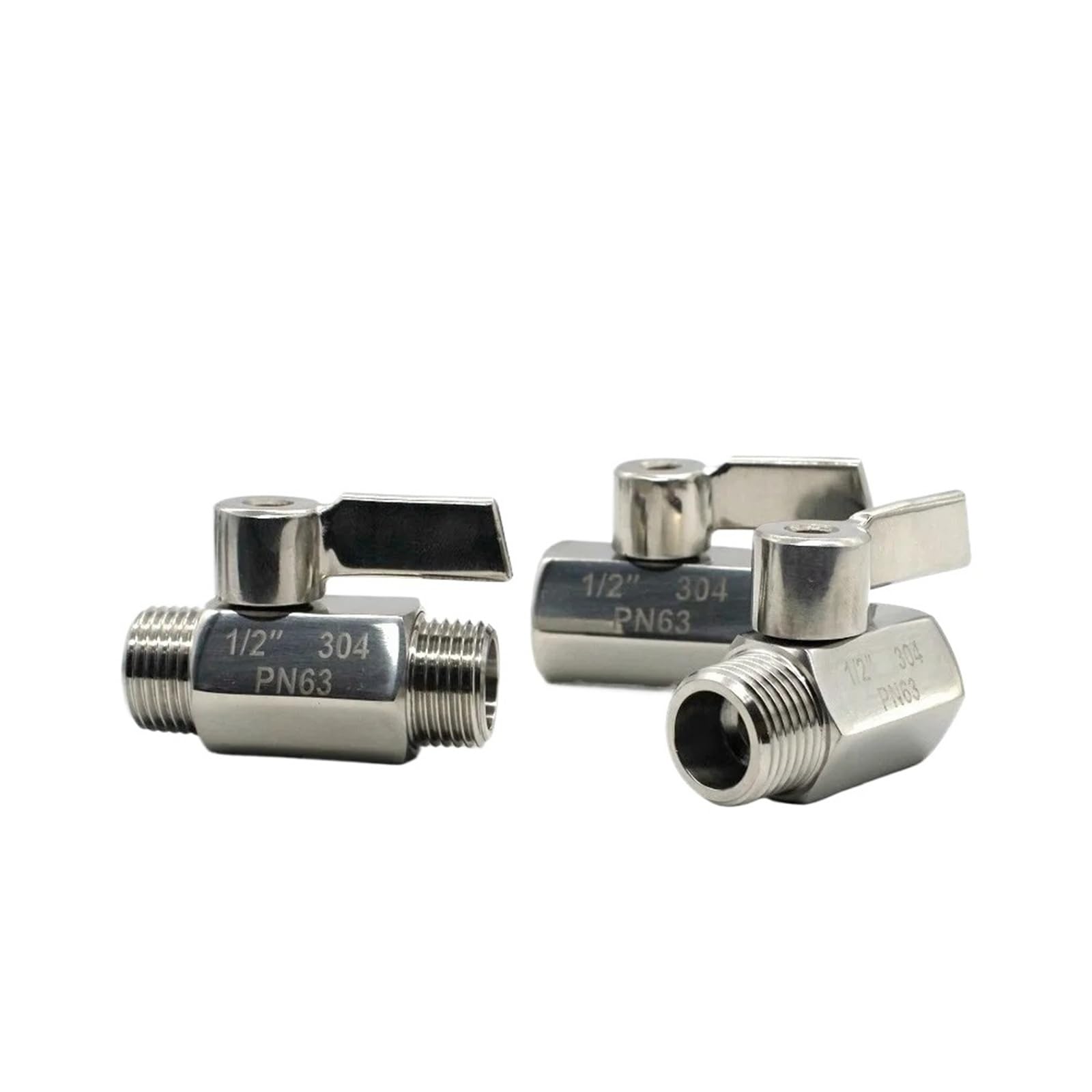 Mini vanne à sphère inox 304 NPT 3/4 pour la gestion durable des fluides corrosifs