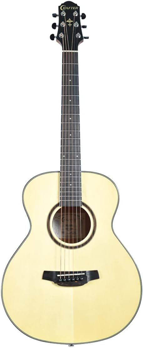 Crafter Guitars 6 String Acoustic Guitar, Right, Natural (HM250-N)