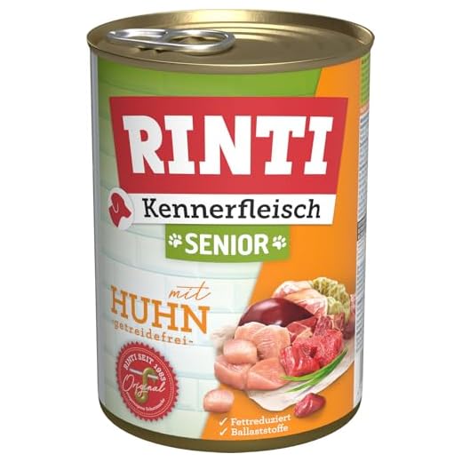 RINTI Kennerfleisch Senior + Huhn 12 x 400 g