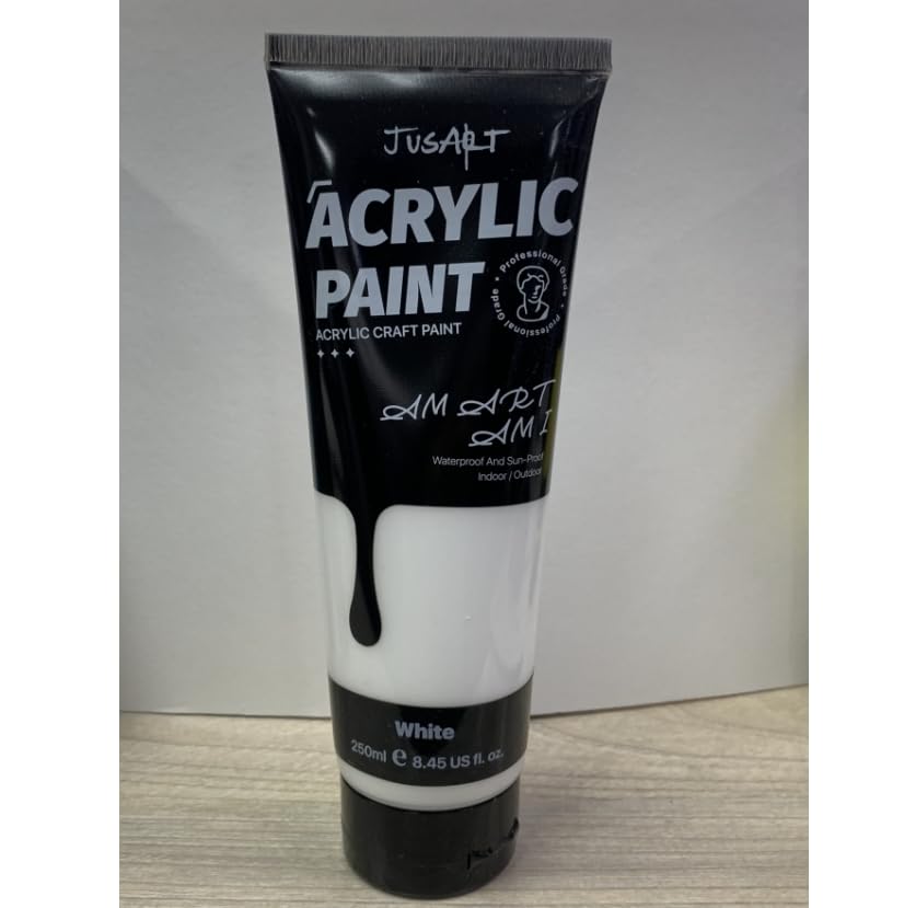 JusArt アクリル塗料-250 (ホワイト)