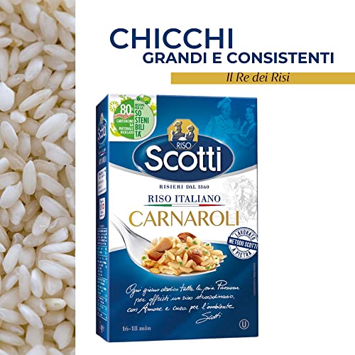 Image of Riso Scotti Carnaroli Italian Superfine Rice for Risotto • Vacuum Packed • Product of Italy, 35.2 oz ℮ 2.2 lb ℮ 1 kg
