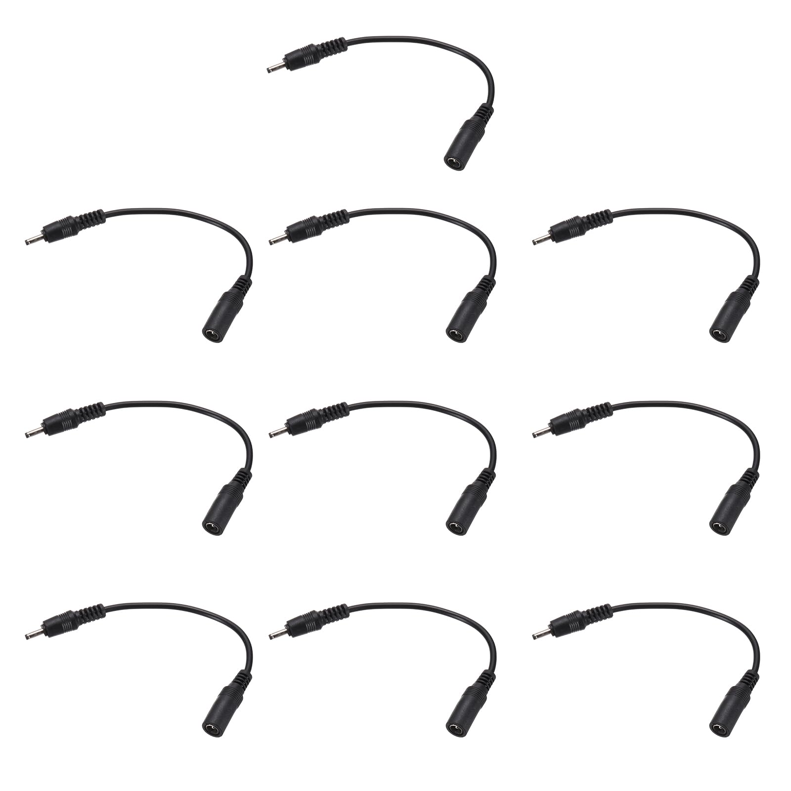 uxcell Tip Adapter Connector Converter 5.5x2.1mm to 3.0x1.1mm 15cm DC Power Connect