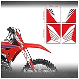 Kungfu Graphics Upper Mid Fork Tube Decal Kit (Pack of 4), FK(026)
