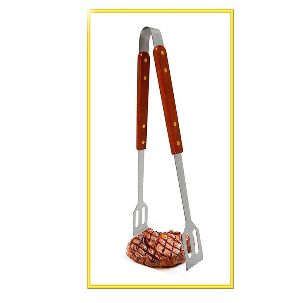 vetrineinrete® Pinza a Molla da Barbecue Utensili da Cucina per Carne Pesce Alimenti Verdure alla griglia 60200 C18