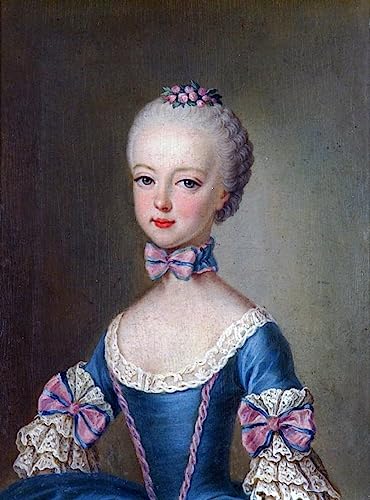 Cuadro en lienzo de María Antonieta por Liotard, decoración elegante para oficina de 60x90cm