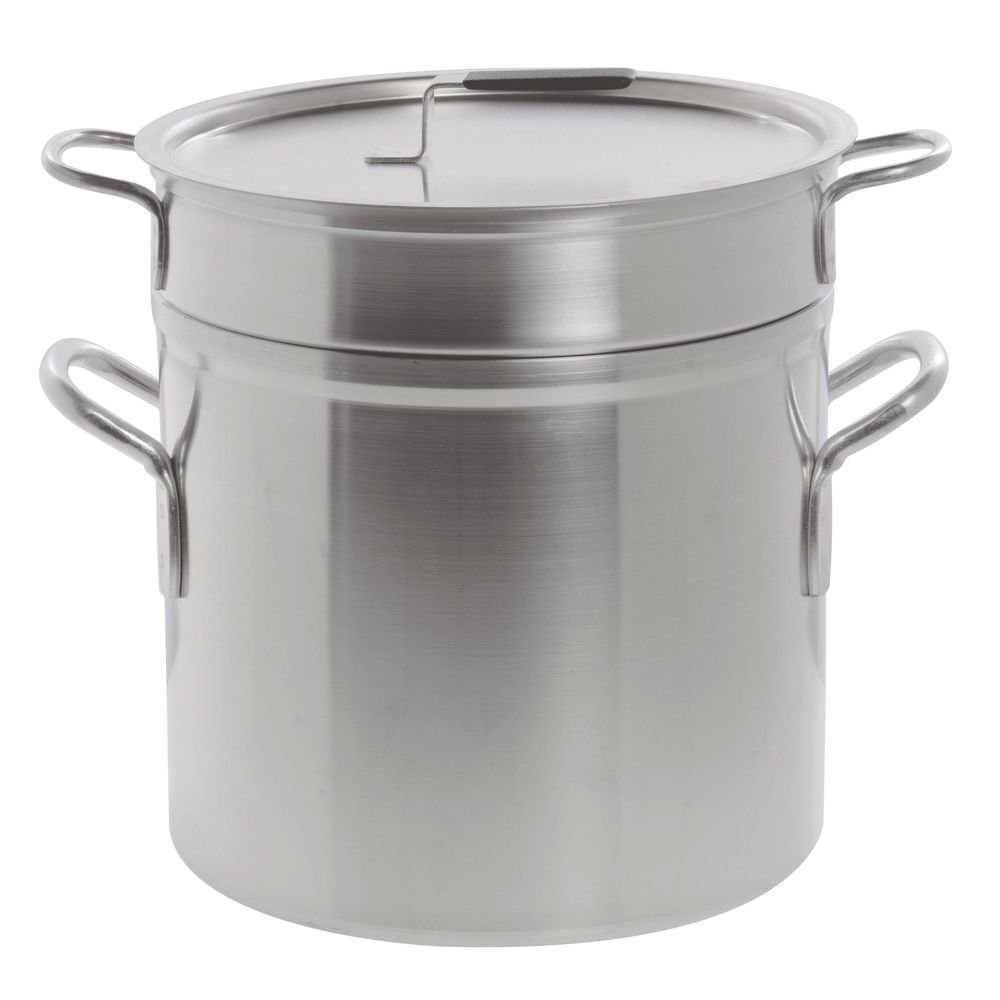 20 Qt 12 Double Boiler Set by Vollrath – 20.0 quarts, Aluminum, Silver, Model 67717