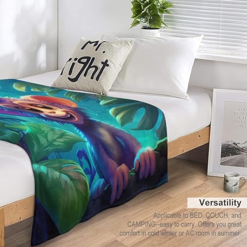 Couverture en flanelle douce de qualité supérieure pour lit et sofa 140x180