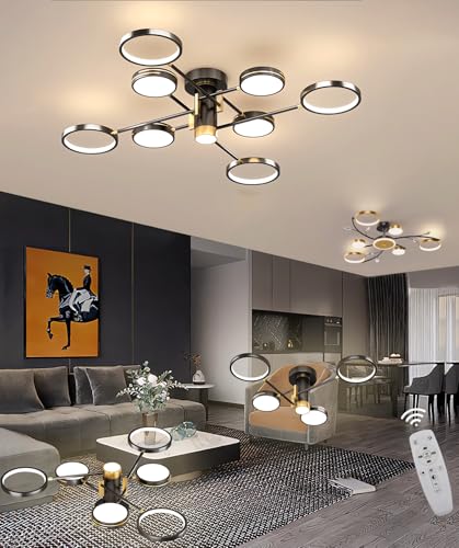 Plafonnier LED salon moderne dimmable pour une ambiance sur mesure