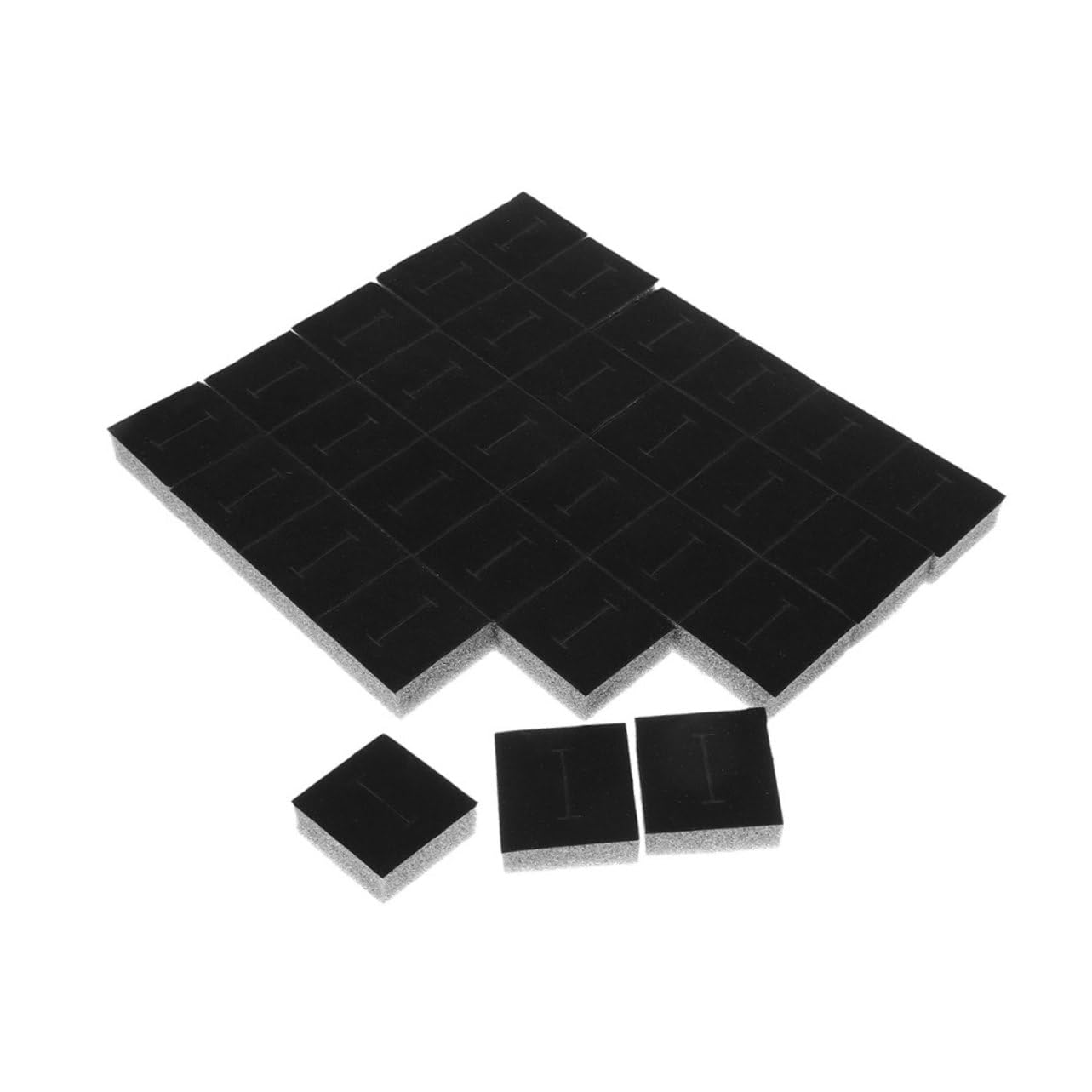OUNONA 20pcs Jewelry Box Inserts Sponge Insert Ring Box Cushion Inserts for Handmade Jewelry Organizer Display