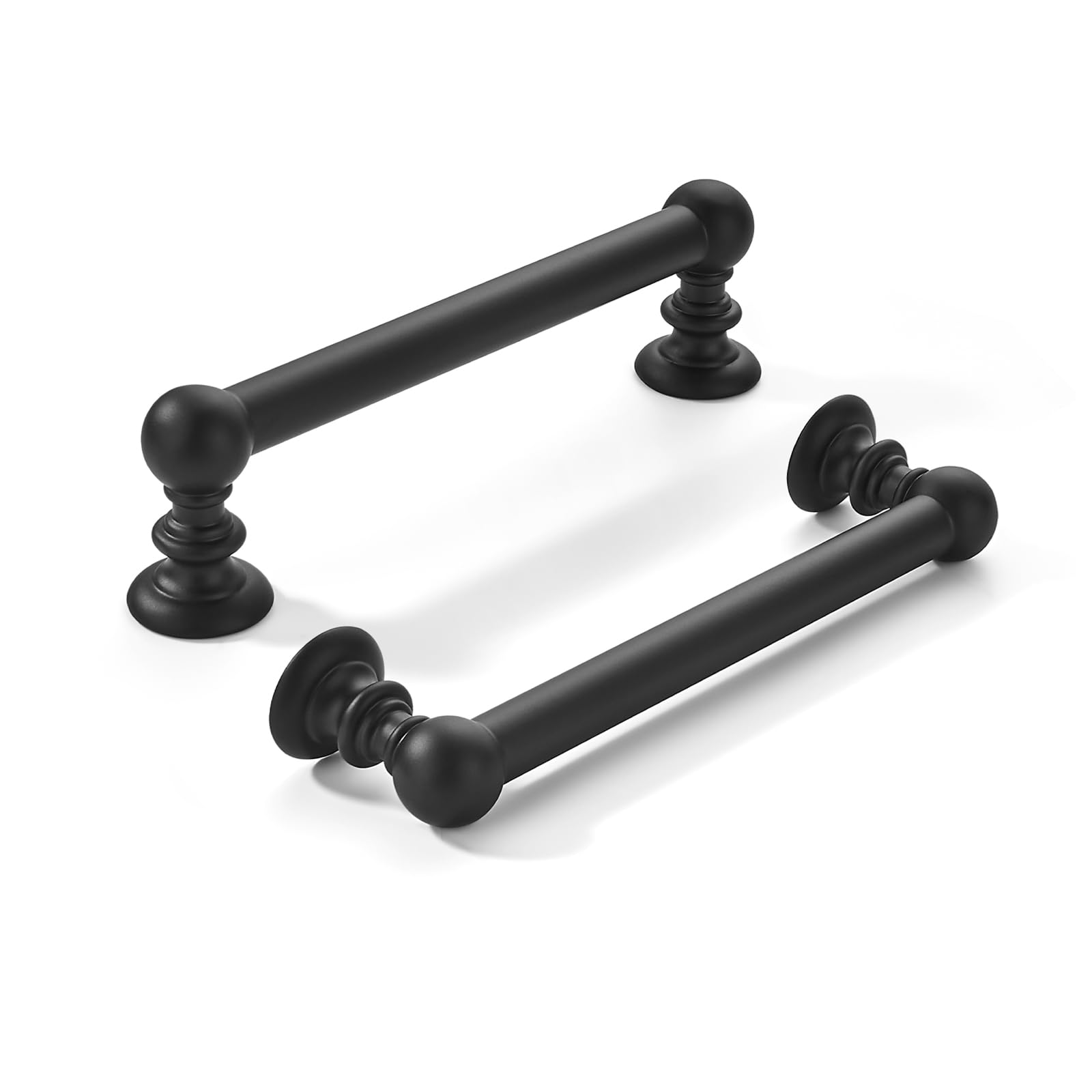 KHTUMEWARE-80362 Matte Black Cabinet Pulls CTC 4 in (102 mm) 10-Pack
