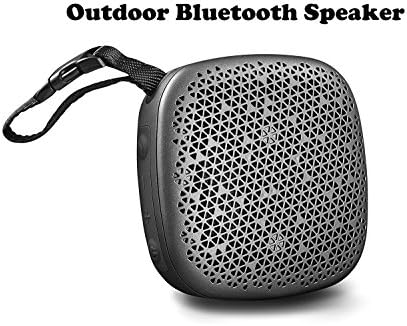 2019 Portable Outdoor Bluetooth Speaker/Shower Speaker with Enhanced Bass Sound, Built-in Microphone and Micro TF SD Card Slot,Support MP3 Play(Gray) ÿÿ