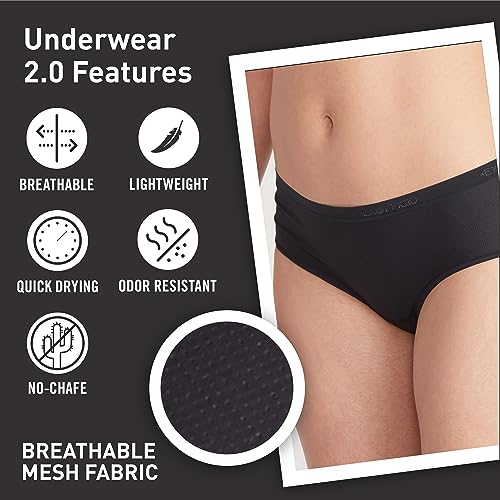 Image of ExOfficio Women's Give-N-Go 2.0 Hipster - Breathable Durable Easy Care Travel Underwear