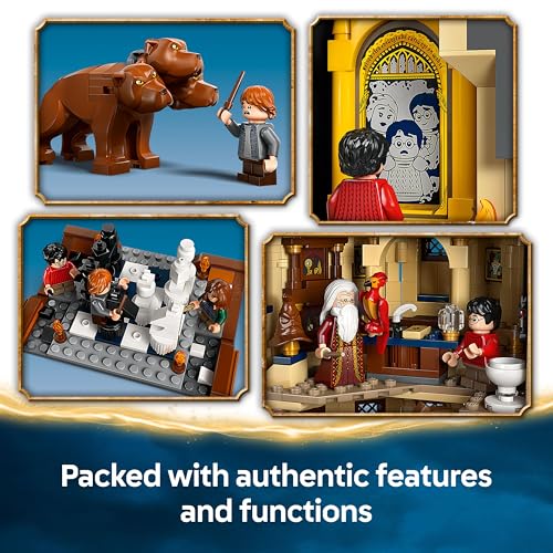 LEGO Harry Potter Hogwarts Castle: The Main Tower - Interactive Castle Toy with Modular Flying Key & Wizard Chess Rooms, plus 12 Minifigures - Gift for 10+ Year Old Boys, Girls & Adult Fans 76454 - Image 2