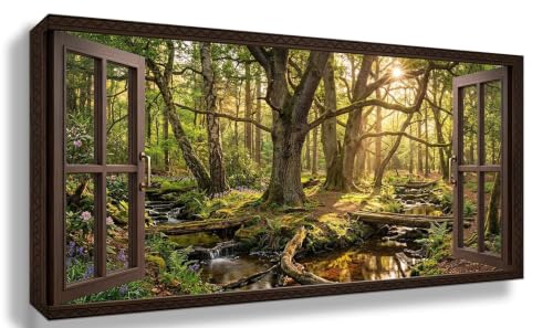 Peinture diamant forêt format géant 80x160cm pour adulte