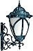 Dabmar Lighting GM709-VG Wall Fixture, 50W MH 120V, Verde Green Finish