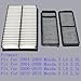 Engine & Cabin Air Filter Fit for 2004-2009 Mazda 3 L4 2.0L 2.3L, 2006-2010 Mazda 5 L4 2.3L, 2012-2015 Mazda 5 L4 2.5L, Replace LF50-13-Z40A BP4K-61-J6X