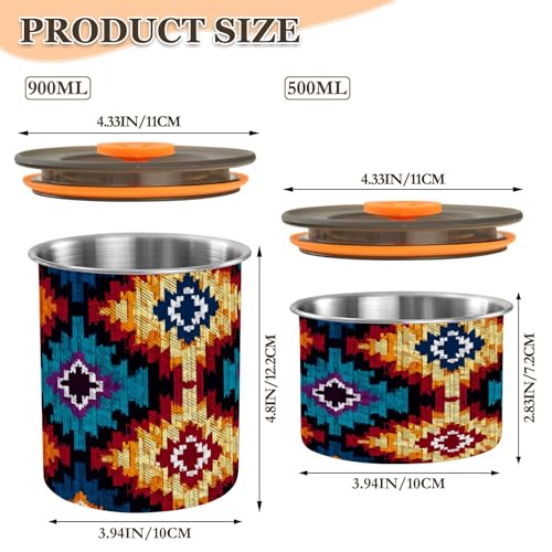 Envase de café hermético de acero inoxidable 17 oz miniatura 2