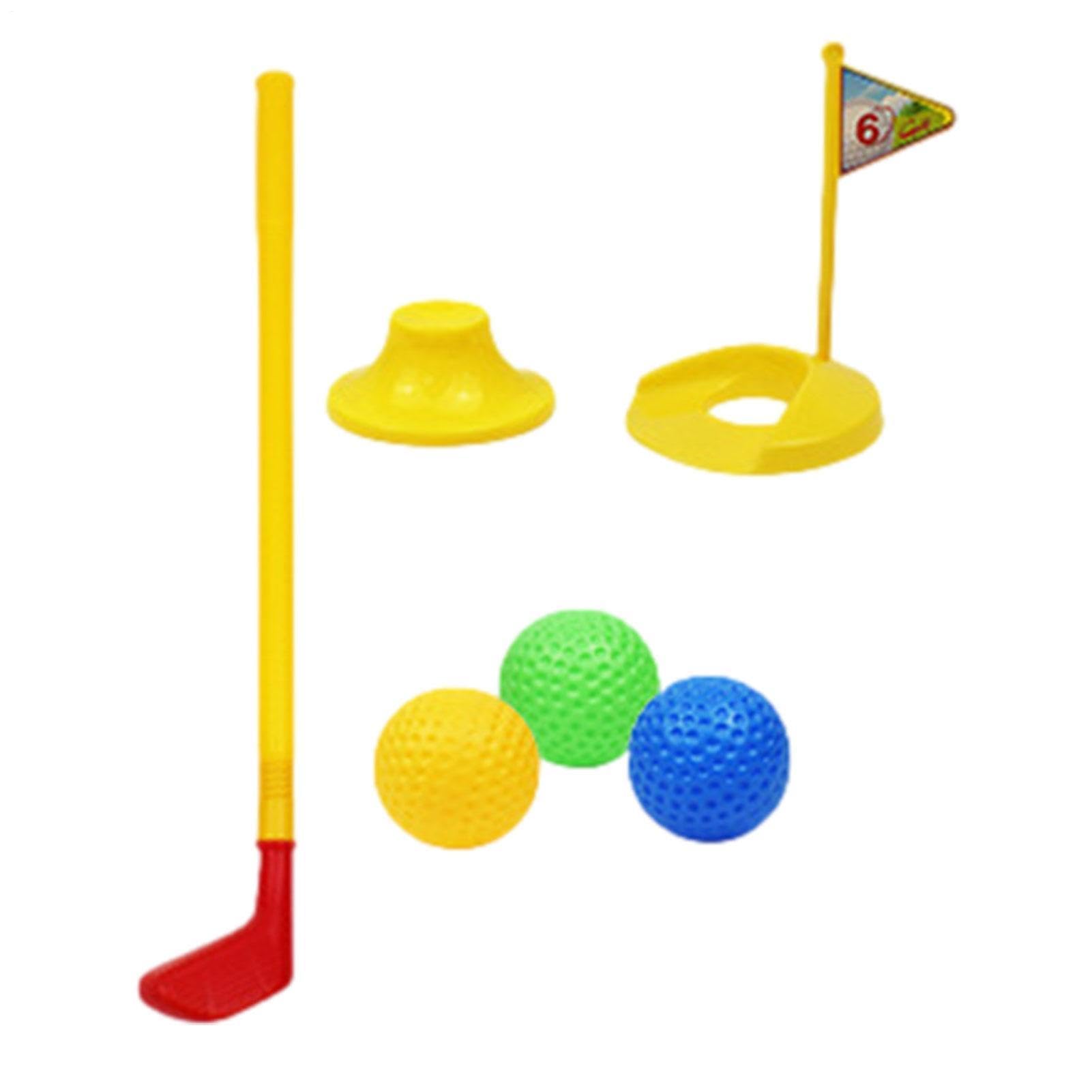 Juego de Golf para niños pequeños | Juego de Juguetes de Golf portátil para niños - de Juguetes de interacción Entre Padres e Hijos para pequeños, para césped, jardín, Patio