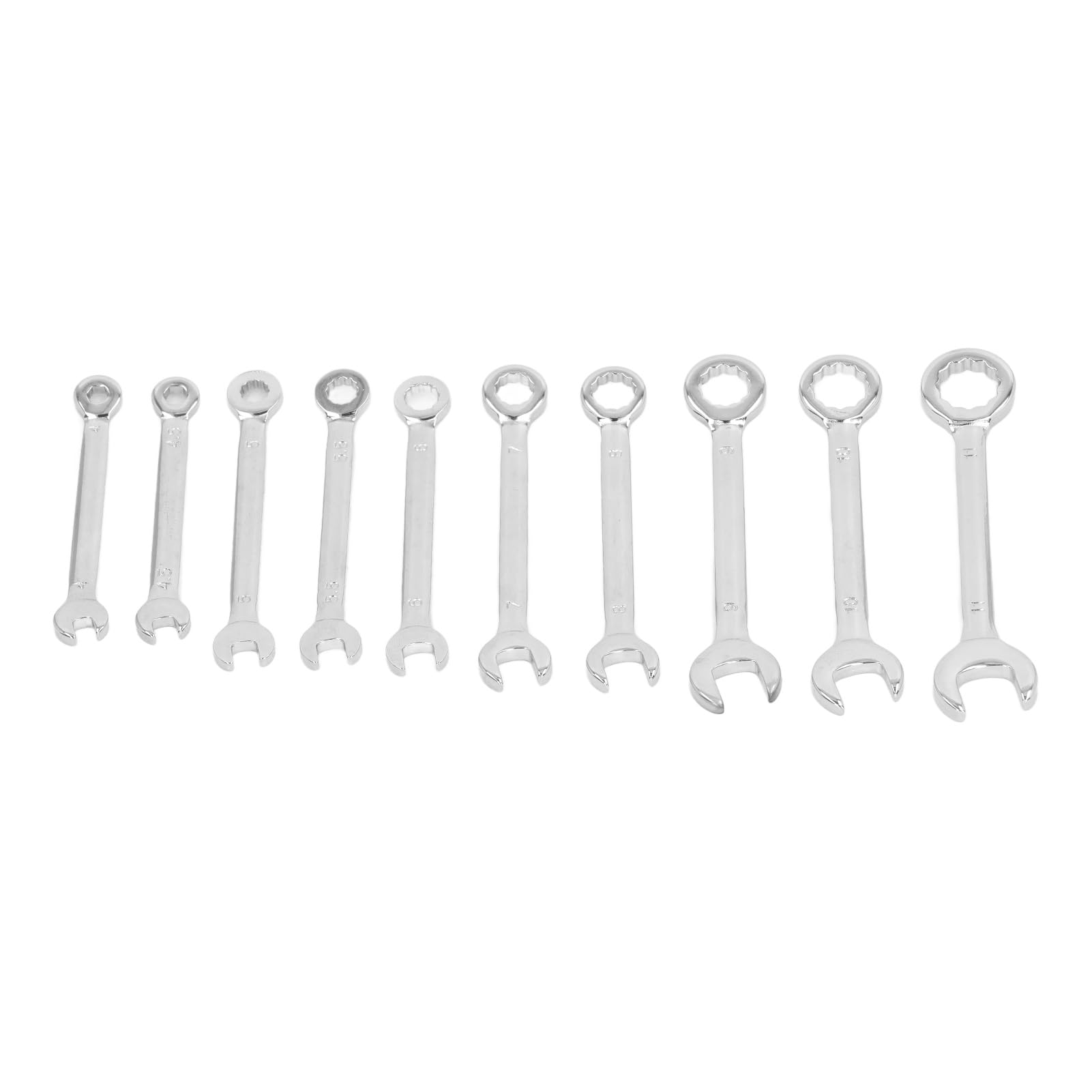 WZDDXUNSF Ratchet Wrench Set Chrome Vanadium Steel 72 Tooth 15 Degree Double Head Combination Spanner