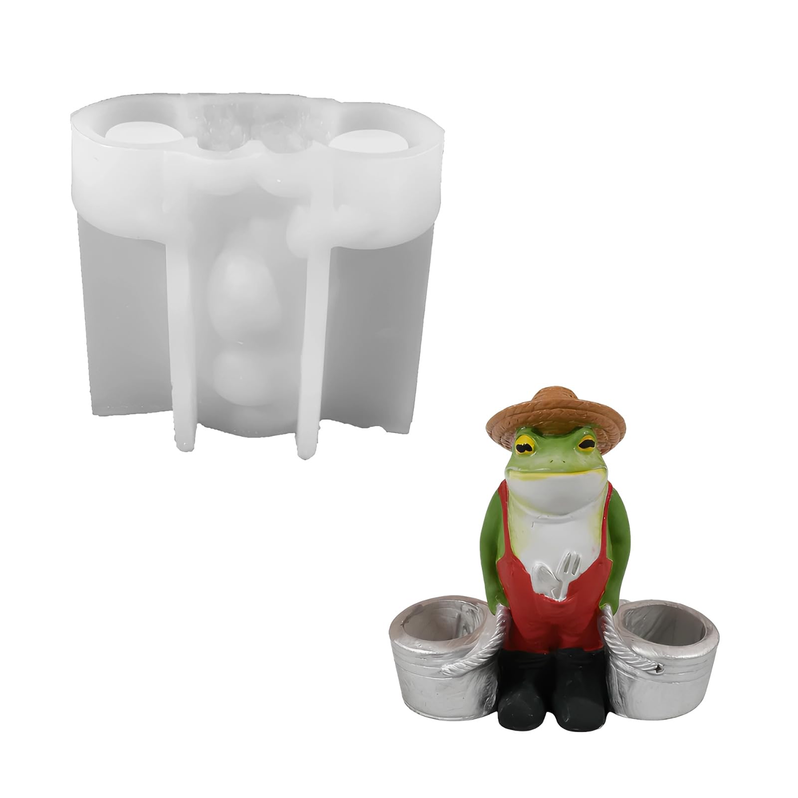 Osniyaw Frog Standing Reusable Sitting Frog Silicone Molds, Animal Candles, Crafts, Home Aroma Diffuser, Gift For Projects And Gift Making, Handmade Aroma Candles