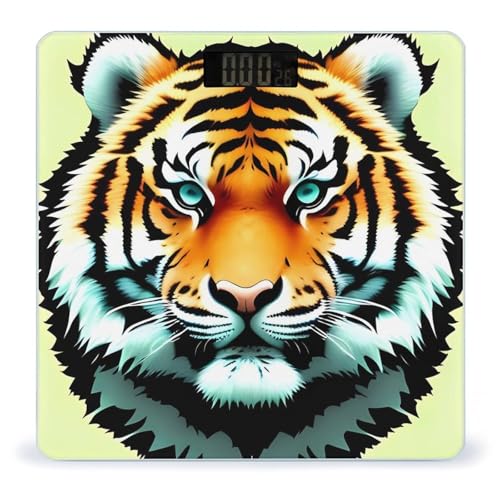 Báscula digital Little Fat Tiger Head 180 kg