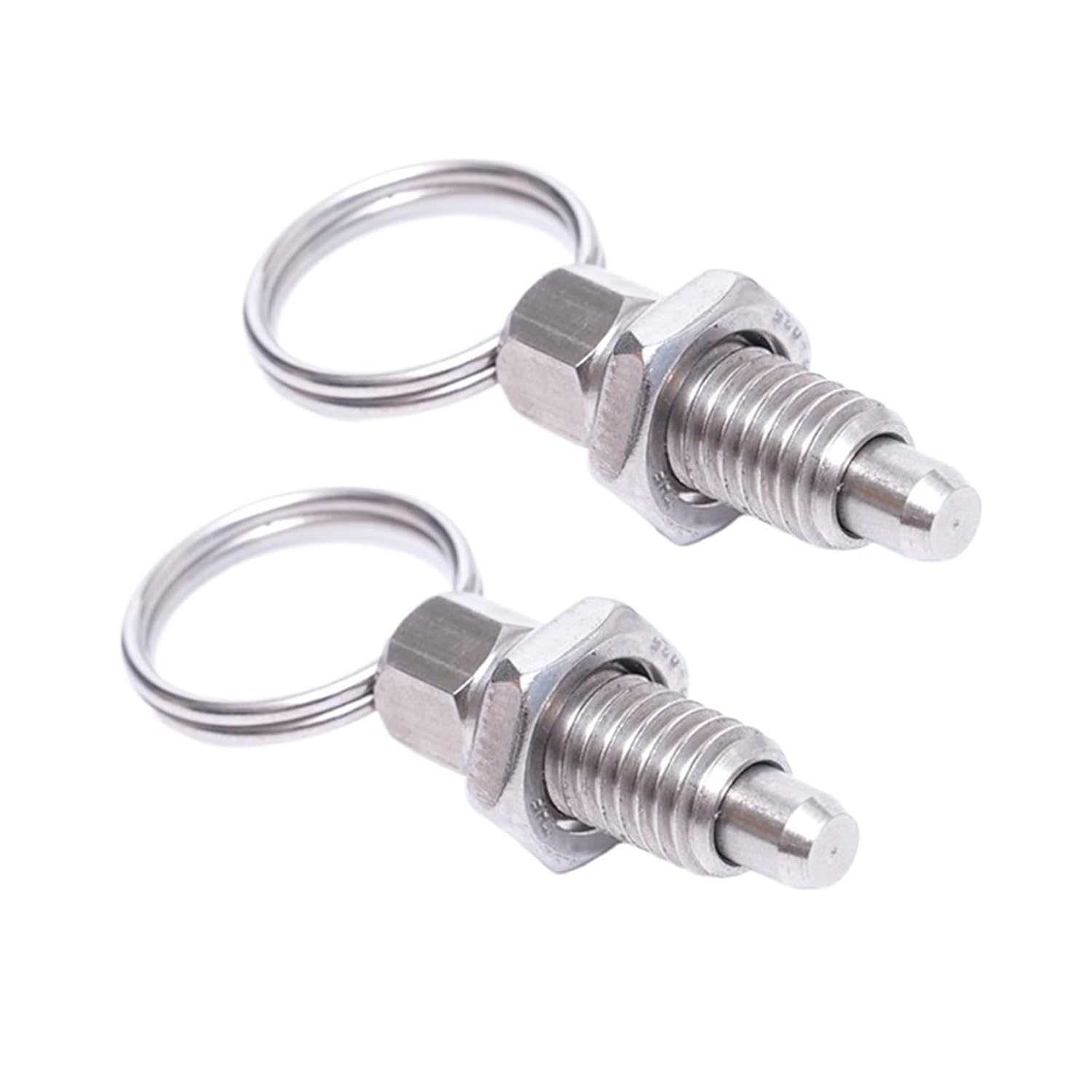 2pcs Knurled Knob Roll Tool Box Spring Loaded Spring Plunger for Tool Box Manual Retractable Spring Plunger Lock