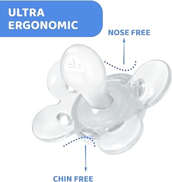 Chicco PhysioForma Comfort Silicone Pacifier (16-36 Months, 2-Piece), Blue