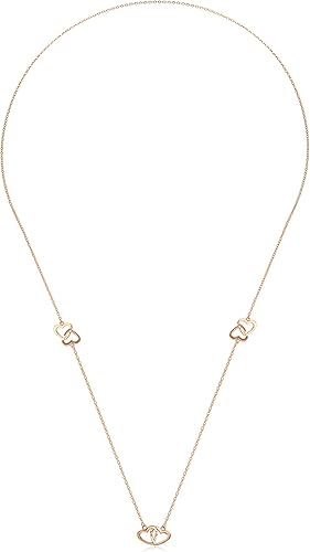 Miniatura 4 de CHOW SANG SANG Delicado collar de corazón de oro rosa de 18 quilates para mujer 92632N 24.4 pulgadas, (24.4 in), Metal, No es una piedra preciosa
