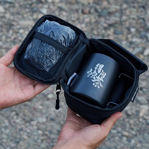 Juego de té portátil de viaje irrompible para mochileros y rutas al aire libre 7