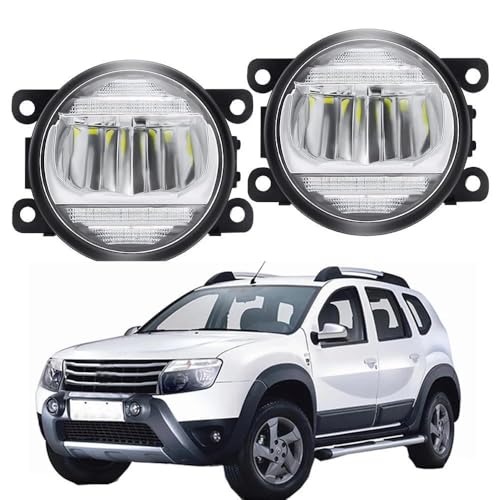 Phare antibrouillard 2 en 1 Dacia Duster feu de jour jaune sécurité