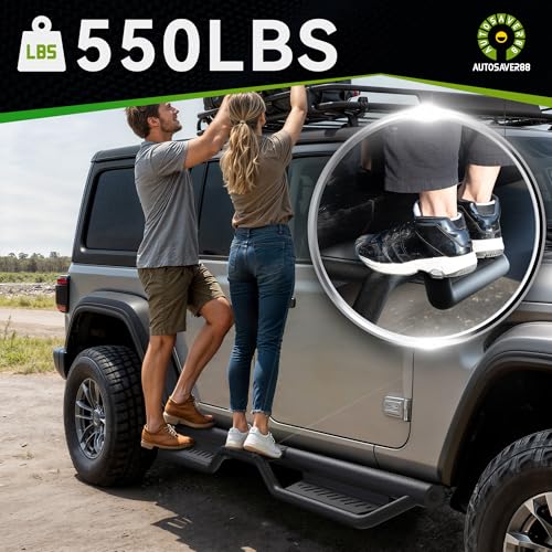 Estribos Running Boards para Jeep Wrangler JL 2018-2026 miniatura 6