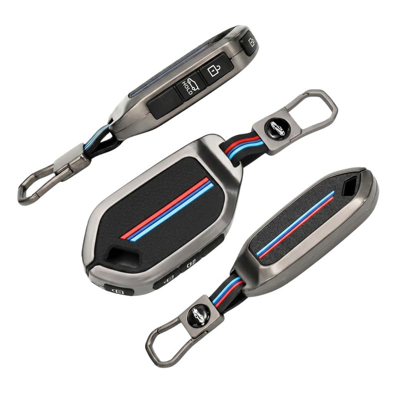 Image of NEODRIFT 'KeyShield' Car Key Cover for Kia EV9 (Shape 1, 4 Buttons) (360 Protection, Durable and Stylish)