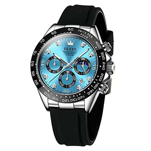 Verhux relógio masculino analógicos de quartzo de Silicone de à prova d'água relógios de pulso homens presente